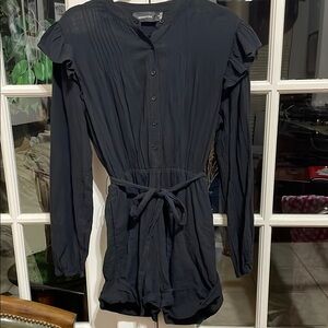 MINKPINK Black Long Sleeve Romper